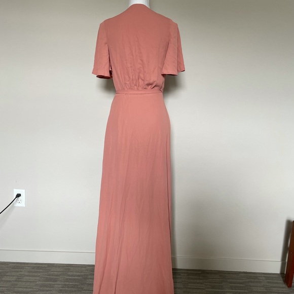 Show me your mumu Sophia Wrap Dress S rustic mauve - Picture 10 of 15